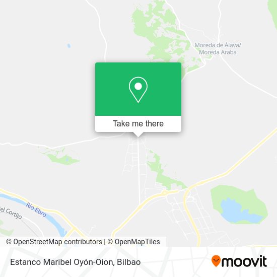 Estanco Maribel Oyón-Oion map