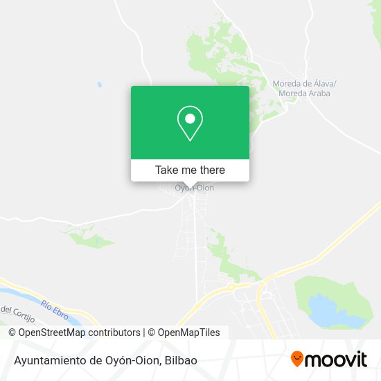 Ayuntamiento de Oyón-Oion map
