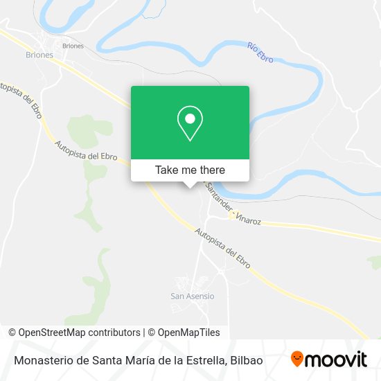 Monasterio de Santa María de la Estrella map