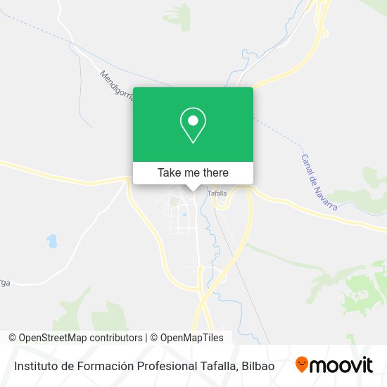 Instituto de Formación Profesional Tafalla map