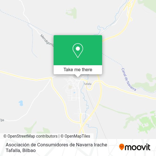 Asociación de Consumidores de Navarra Irache Tafalla map