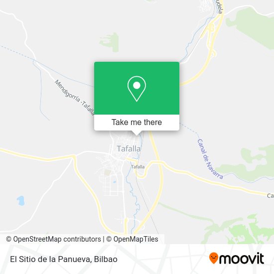El Sitio de la Panueva map