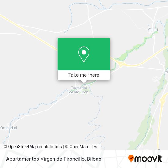 Apartamentos Virgen de Tironcillo map