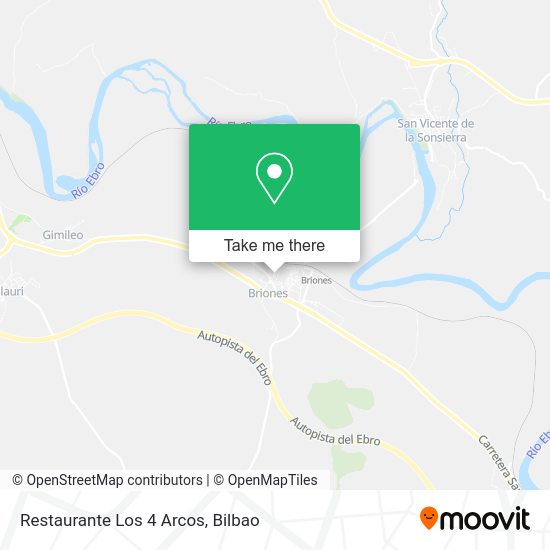 Restaurante Los 4 Arcos map