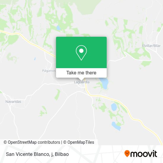 San Vicente Blanco, j map