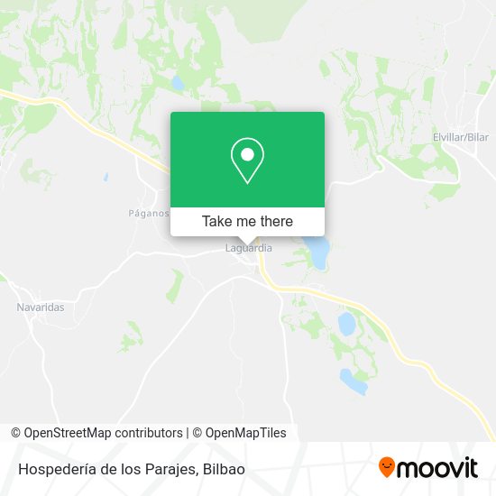 Hospedería de los Parajes map