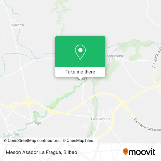 mapa Mesón Asador La Fragua