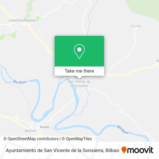 Ayuntamiento de San Vicente de la Sonsierra map