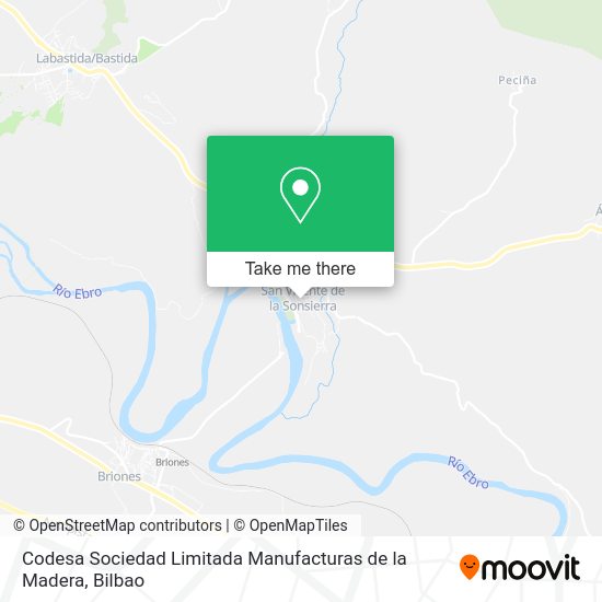Codesa Sociedad Limitada Manufacturas de la Madera map