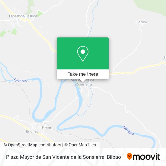 Plaza Mayor de San Vicente de la Sonsierra map