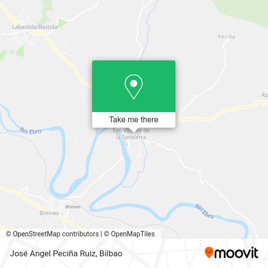 José Angel Peciña Ruiz map
