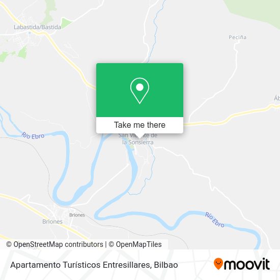 Apartamento Turísticos Entresillares map
