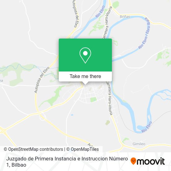 Juzgado de Primera Instancia e Instruccion Número 1 map