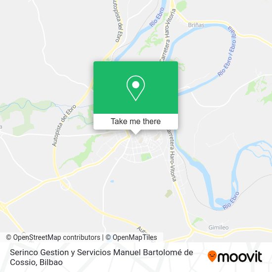 Serinco Gestion y Servicios Manuel Bartolomé de Cossio map