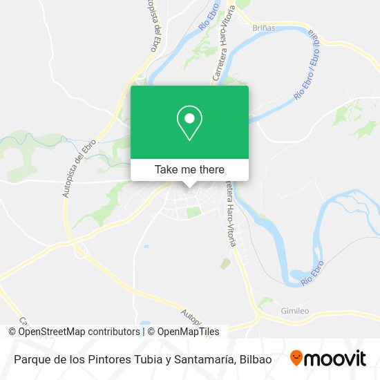 Parque de los Pintores Tubia y Santamaría map