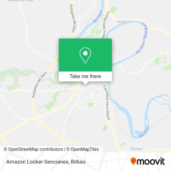 Amazon Locker-Sencianes map