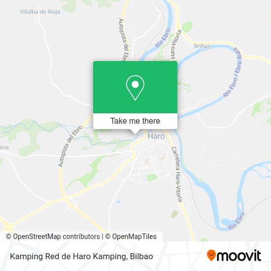 Kamping Red de Haro Kamping map