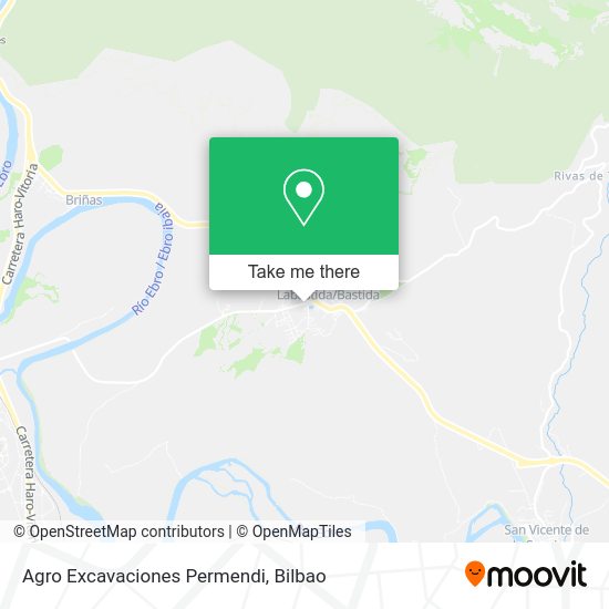 Agro Excavaciones Permendi map