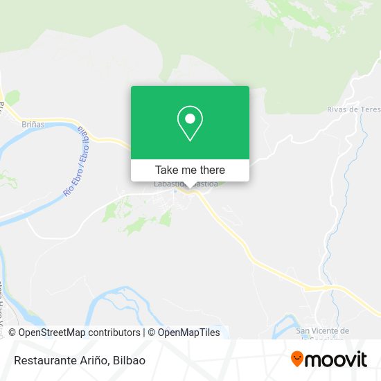 Restaurante Ariño map