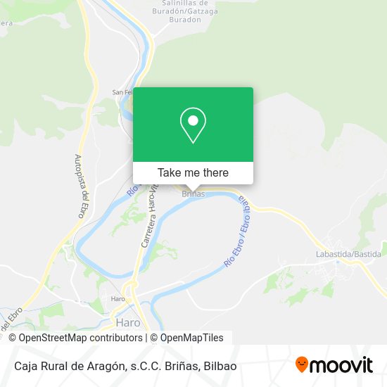 Caja Rural de Aragón, s.C.C. Briñas map