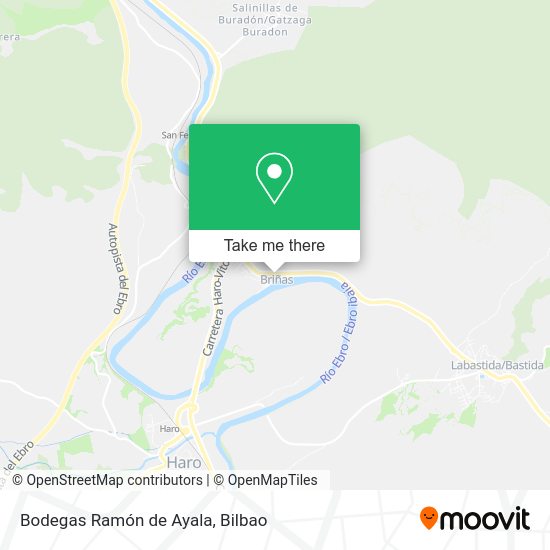 Bodegas Ramón de Ayala map