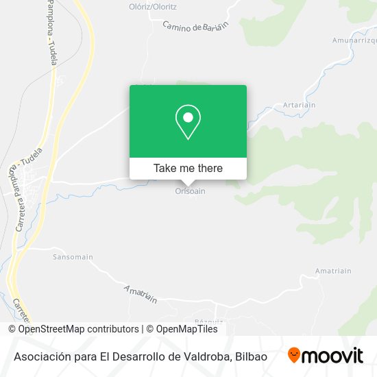 Asociación para El Desarrollo de Valdroba map