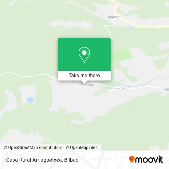 Casa Rural Arriagaetxea map