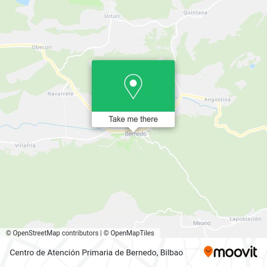 Centro de Atención Primaria de Bernedo map