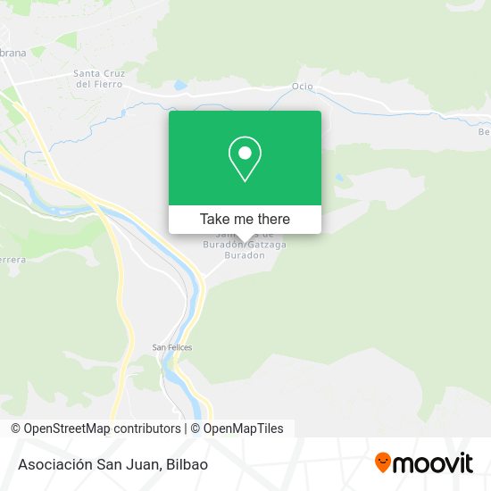 Asociación San Juan map