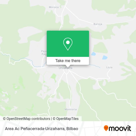 Area Ac Peñacerrada-Urizaharra map