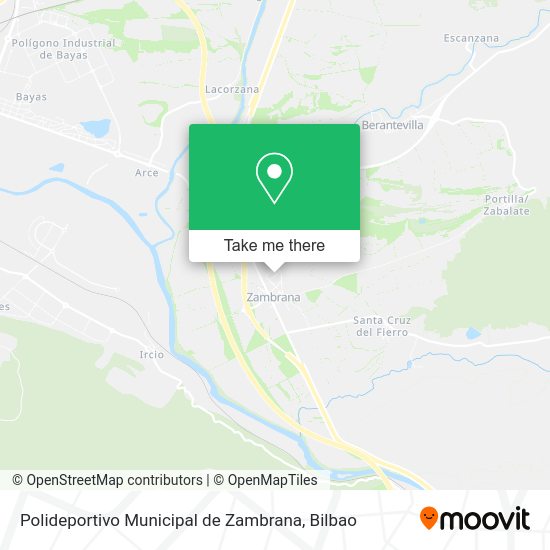 Polideportivo Municipal de Zambrana map