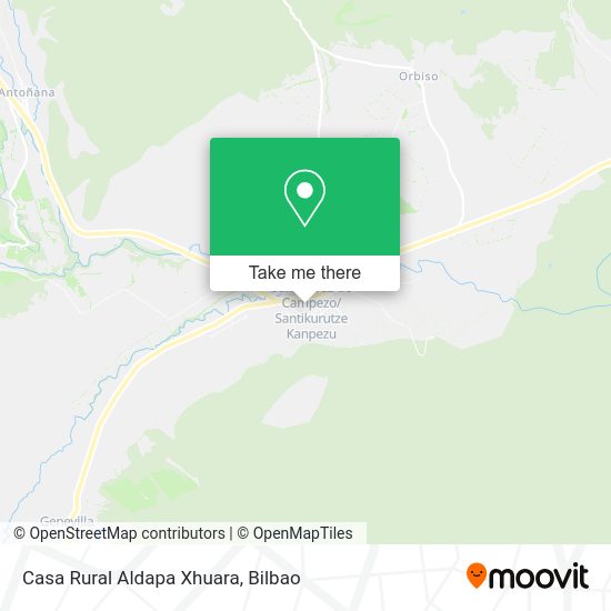 Casa Rural Aldapa Xhuara map
