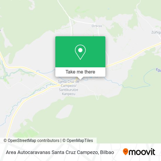 Area Autocaravanas Santa Cruz Campezo map
