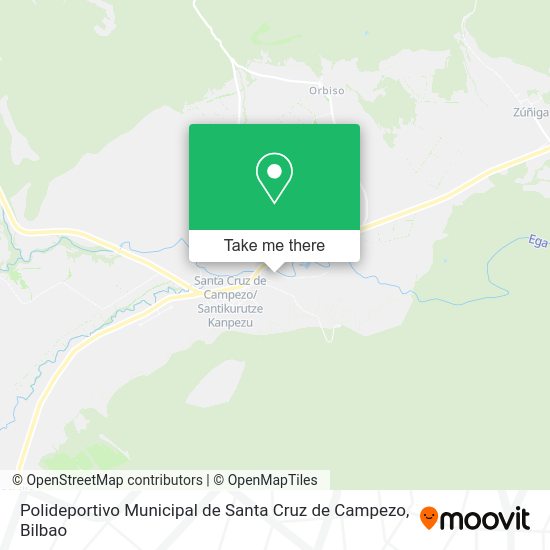 Polideportivo Municipal de Santa Cruz de Campezo map