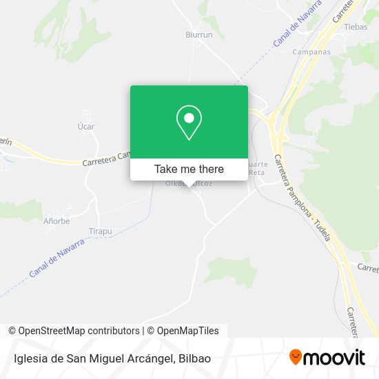 Iglesia de San Miguel Arcángel map