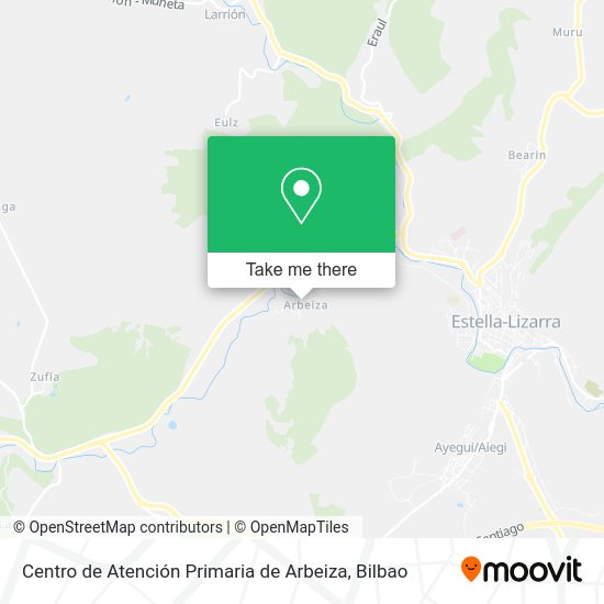 Centro de Atención Primaria de Arbeiza map