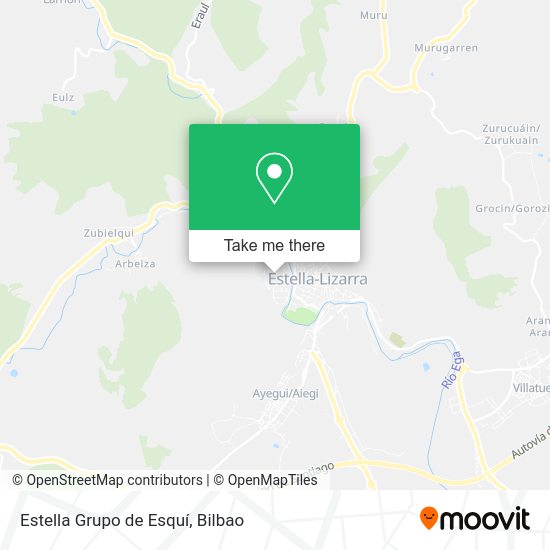 Estella Grupo de Esquí map