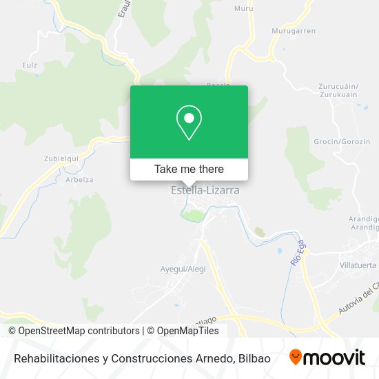 Rehabilitaciones y Construcciones Arnedo map