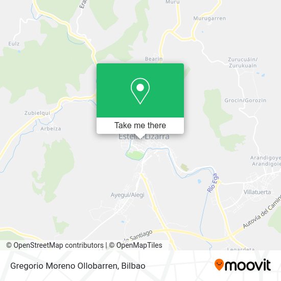 Gregorio Moreno Ollobarren map