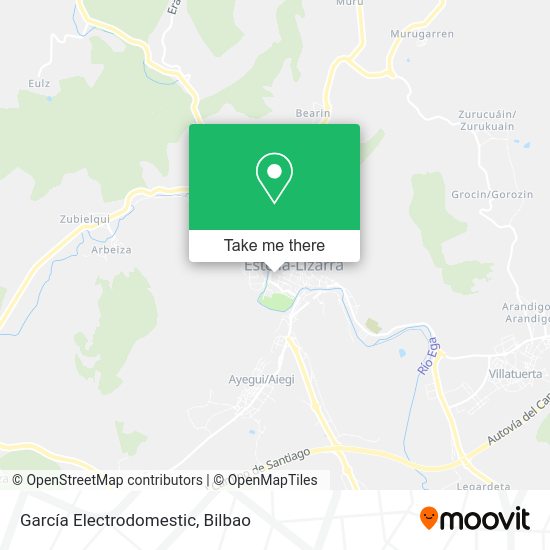 García Electrodomestic map