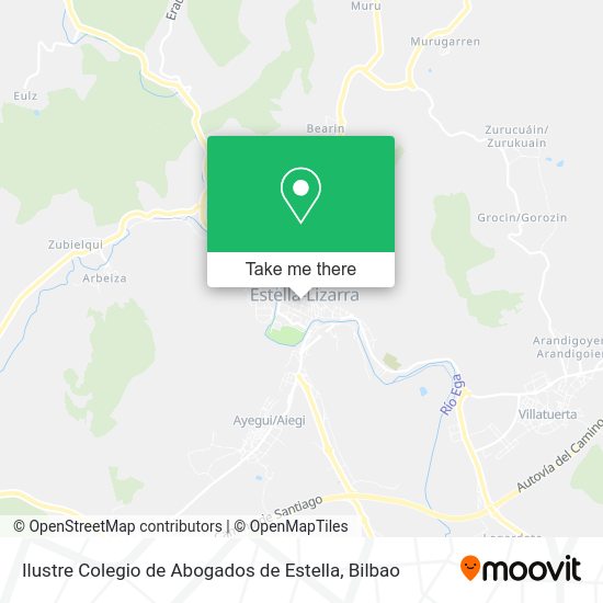 Ilustre Colegio de Abogados de Estella map