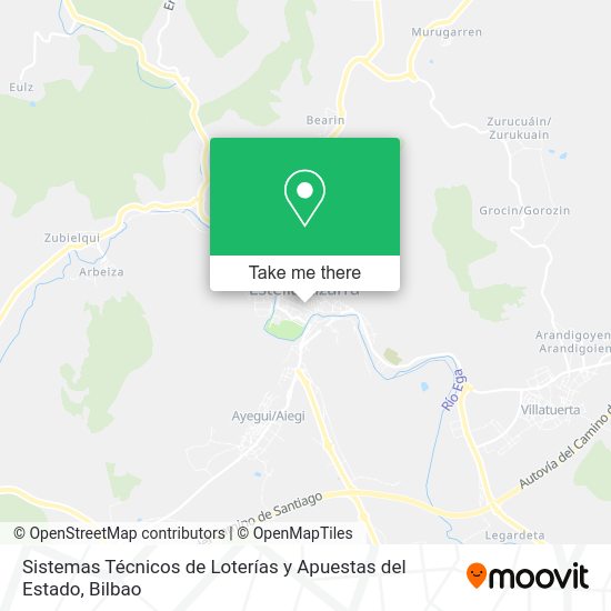 Sistemas Técnicos de Loterías y Apuestas del Estado map