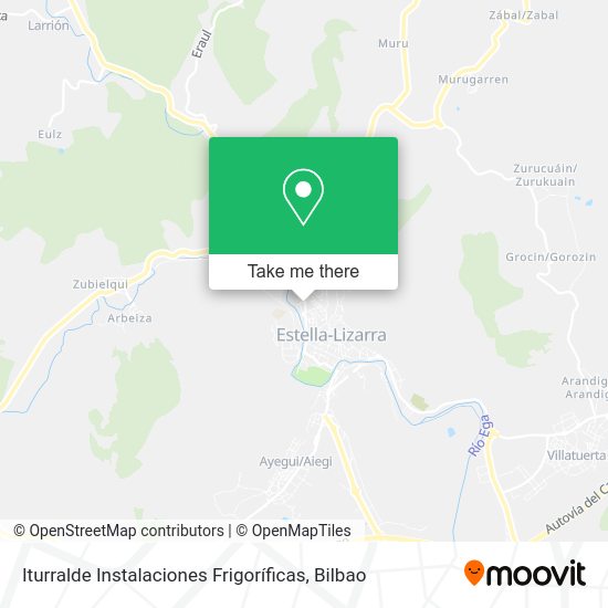 Iturralde Instalaciones Frigoríficas map