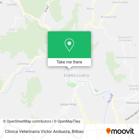 Clínica Veterinaria Víctor Andueza map