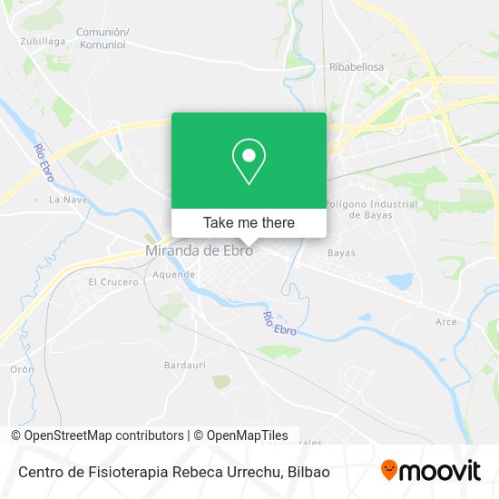 Centro de Fisioterapia Rebeca Urrechu map