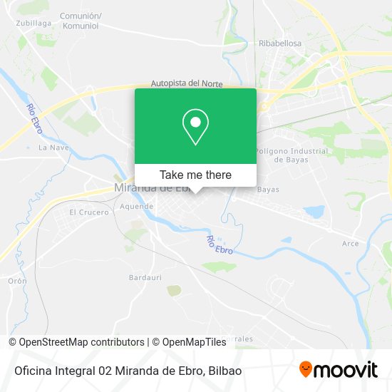 Oficina Integral 02 Miranda de Ebro map