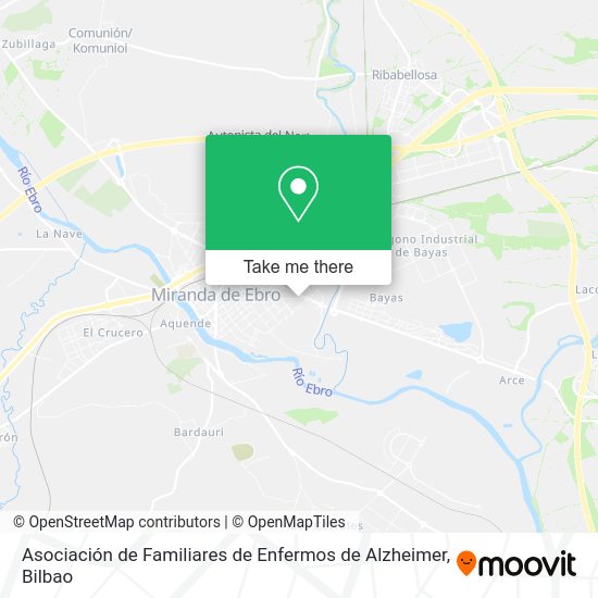 Asociación de Familiares de Enfermos de Alzheimer map
