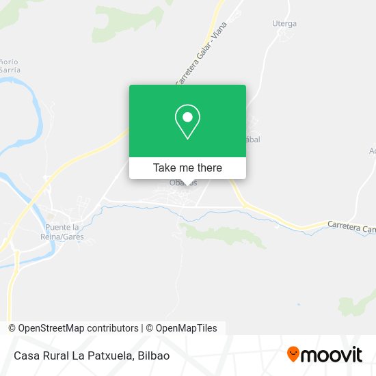 Casa Rural La Patxuela map