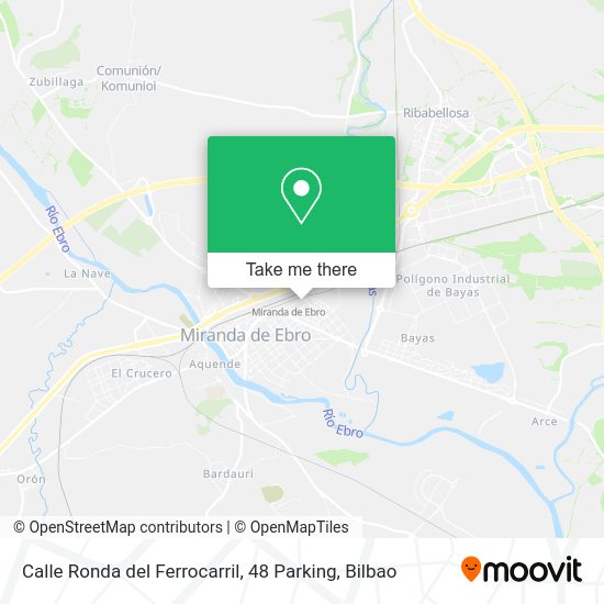 Calle Ronda del Ferrocarril, 48 Parking map