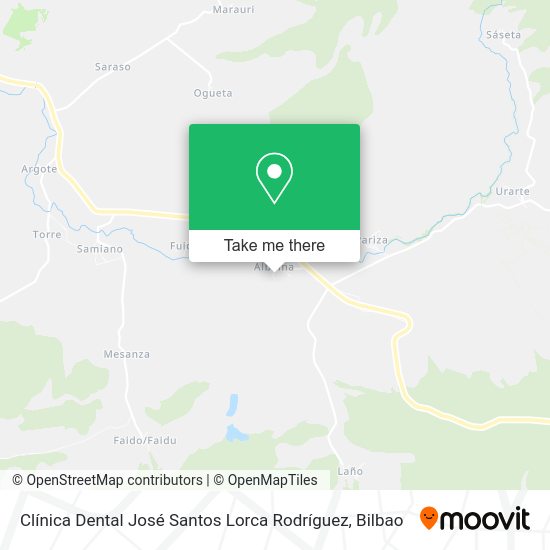 Clínica Dental José Santos Lorca Rodríguez map